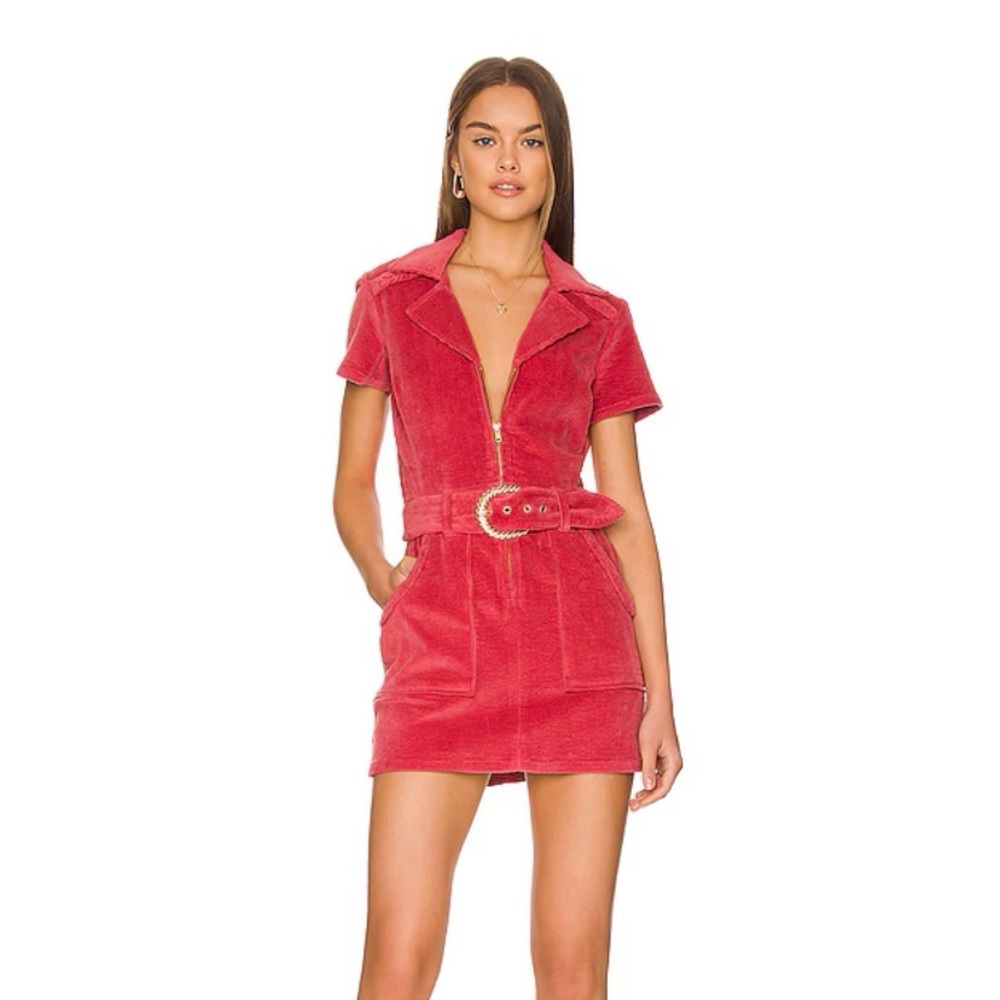 Show Me Your Mumu Outlaw Dress in Rose Corduroy